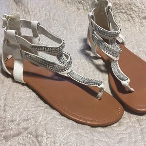 Crystal sandals